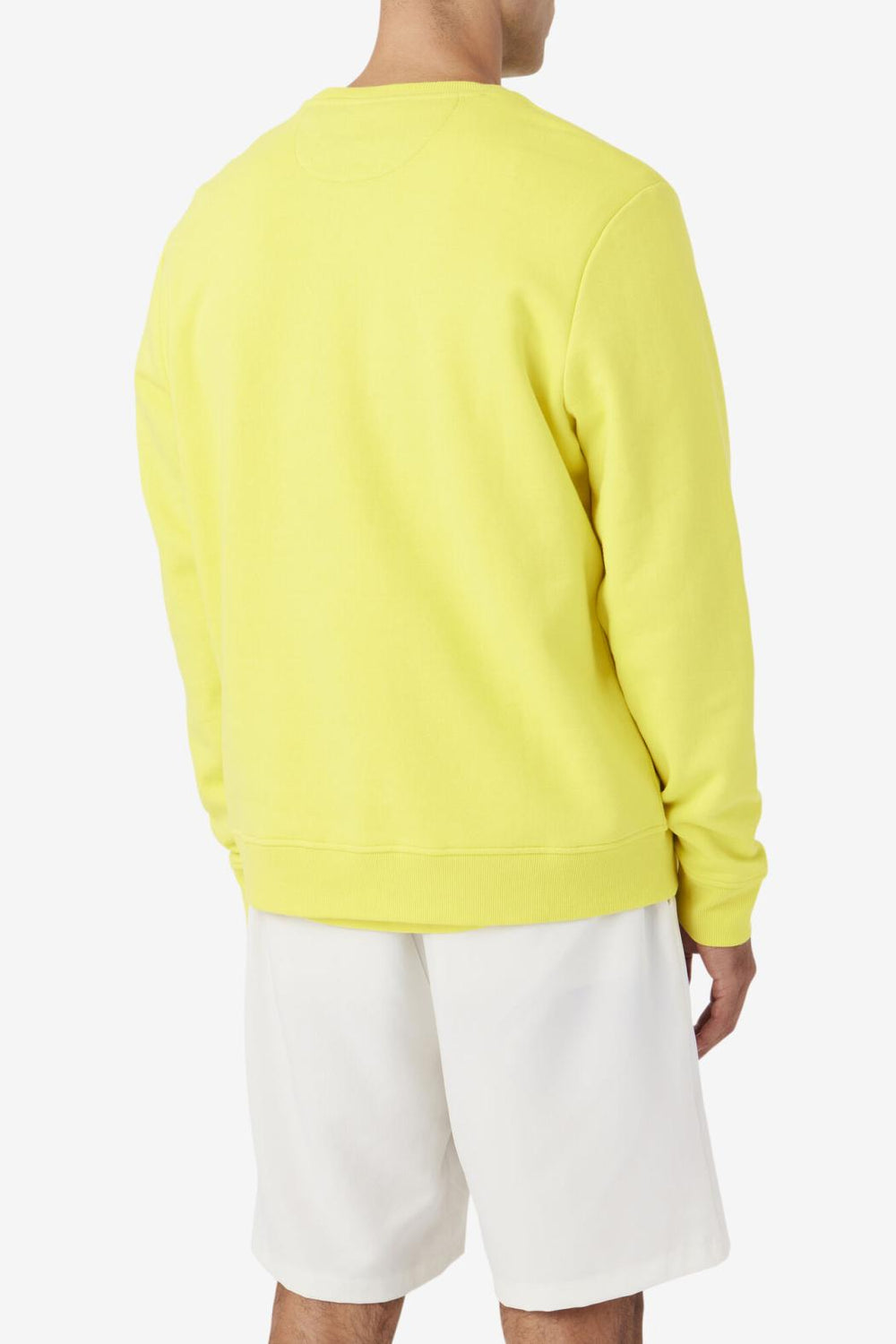 FILA Kush Crew 723 BLAZING YELLOW / FILA NAVY / GARDENIA | Men Sweatshirts &amp; Hoodies