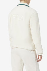 FILA Kyomi Quarter Zip Pullover 300 TOFU / FOREST BIOME | Women Jackets &amp; Outerwear