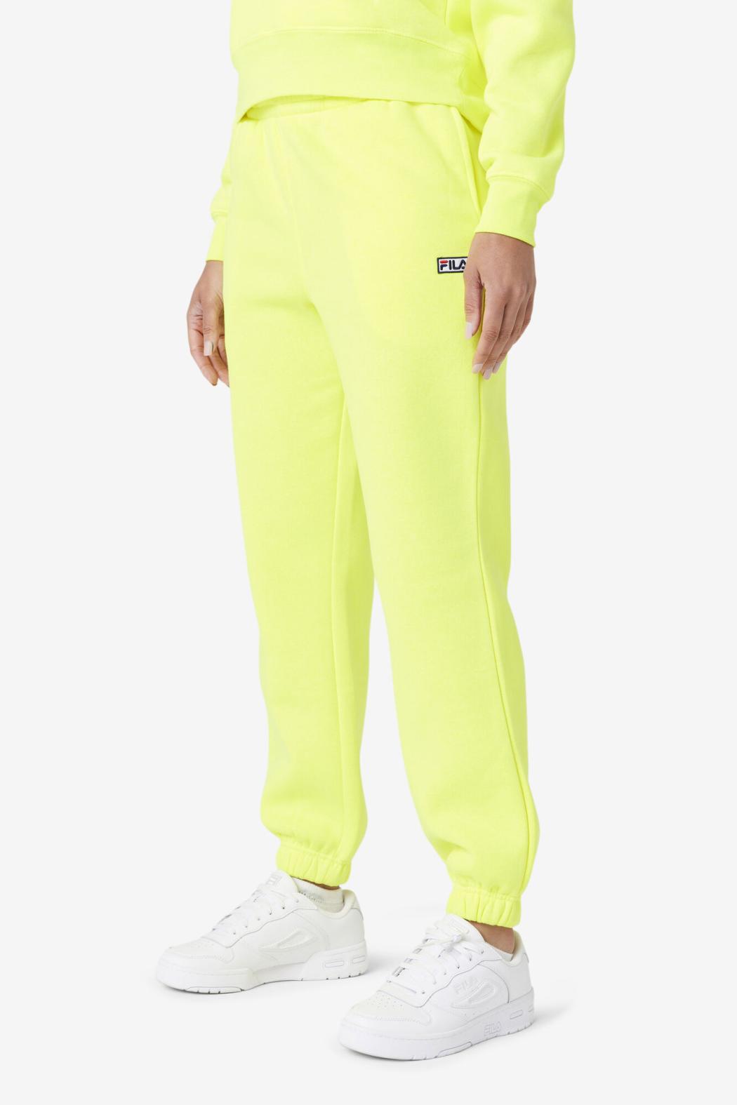 FILA Lassie Jogger 735 SAFETY YELLOW | Women Shorts &amp; Pants
