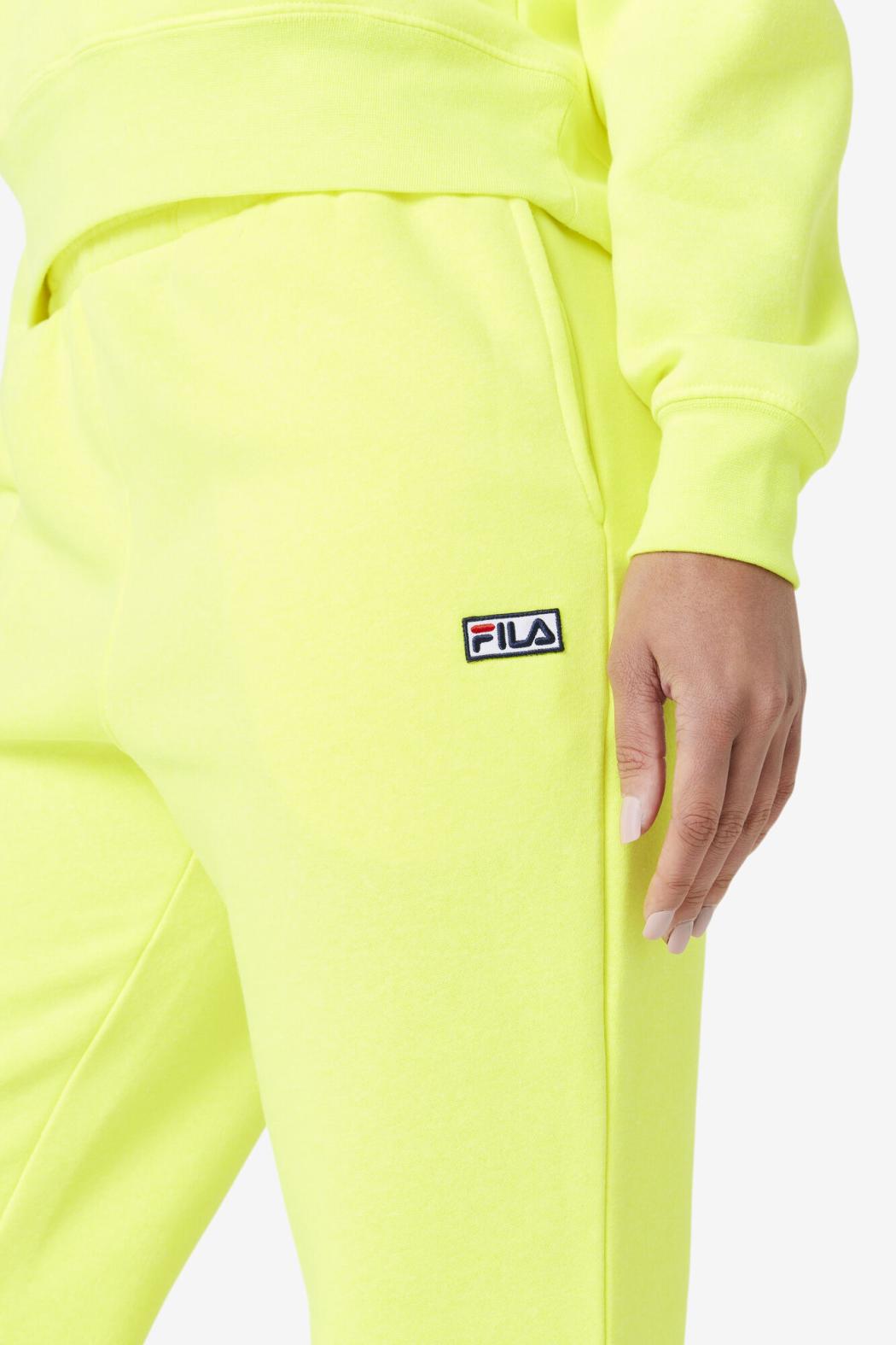 FILA Lassie Jogger 735 SAFETY YELLOW | Women Shorts &amp; Pants