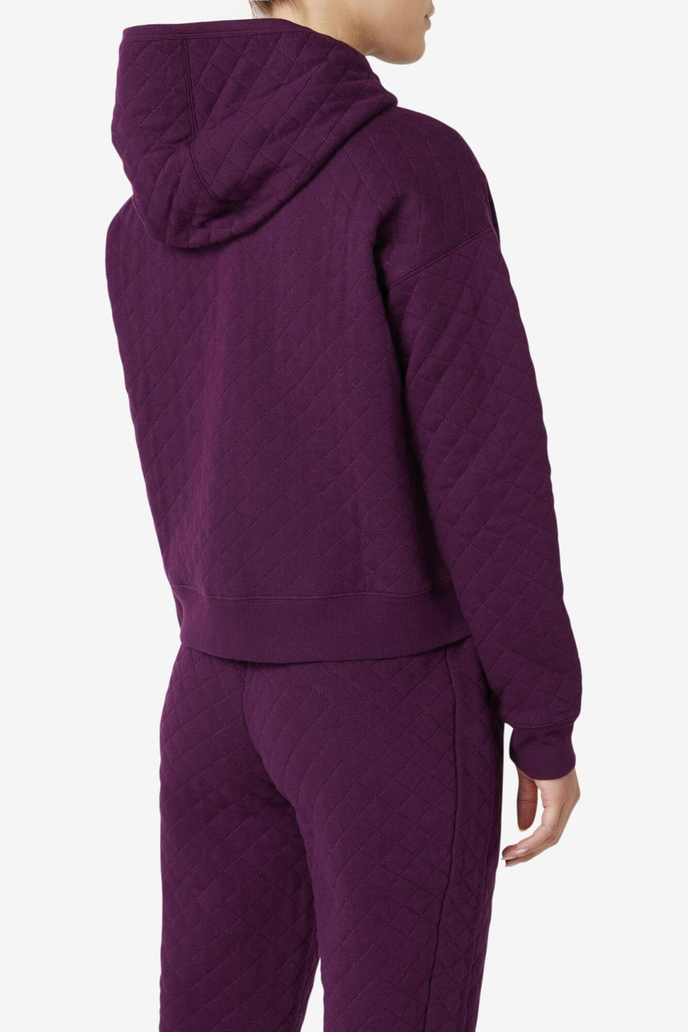 FILA Leilani Quilted Jacket 522 PICKLED BEET / CROCUS PETAL | Women Jackets &amp; Outerwear