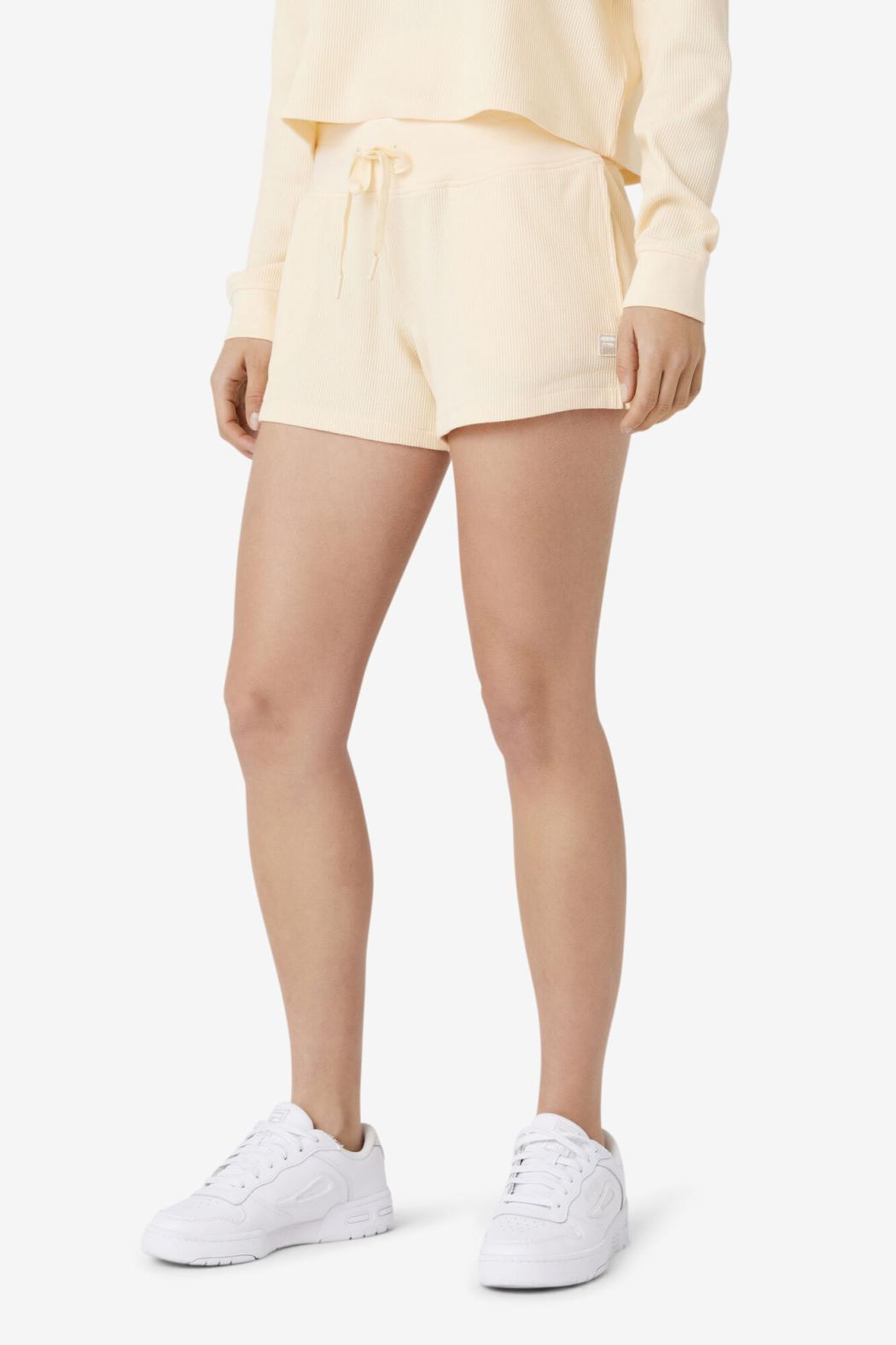 FILA Lina Double Waistband Short 808 TENDER PEACH | Women Shorts &amp; Pants
