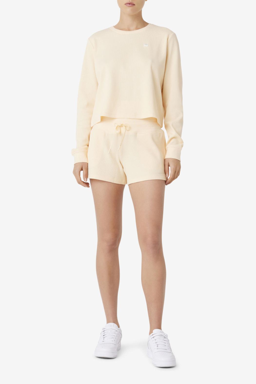 FILA Lina Double Waistband Short 808 TENDER PEACH | Women Shorts &amp; Pants