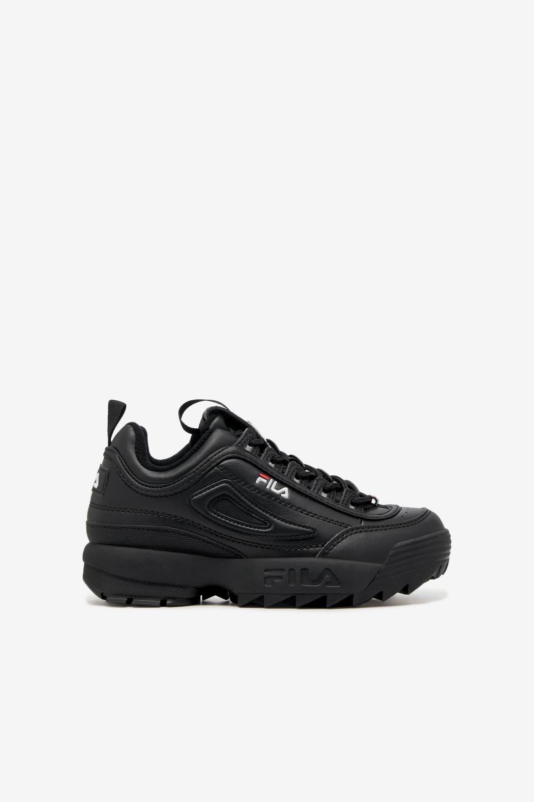 FILA Little Kids' Disruptor 2 021 BLACK / BLACK / WHITE | Kids Little Kids (10.5-3)
