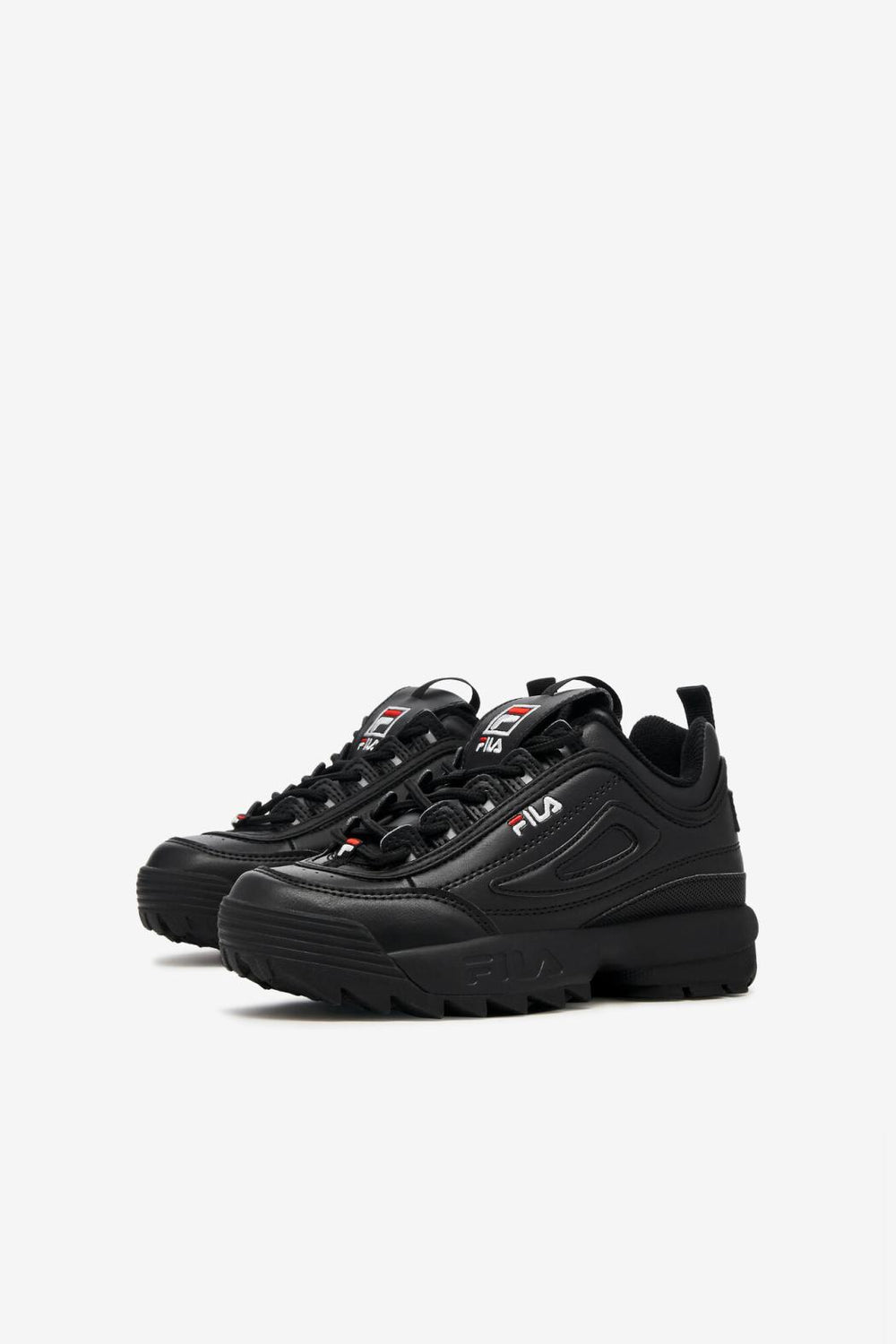 FILA Little Kids' Disruptor 2 021 BLACK / BLACK / WHITE | Kids Little Kids (10.5-3)