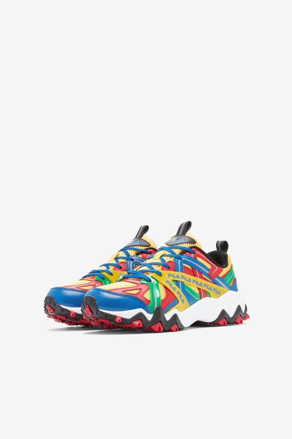 FILA Little Kids' Electromont 732 LEMON / FILA RED / IMPERIAL BLUE | Kids Little Kids (10.5-3)