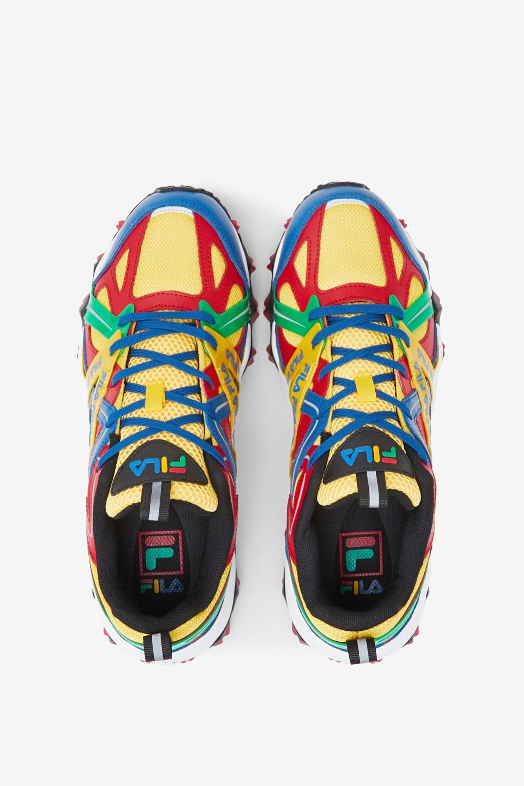 FILA Little Kids' Electromont 732 LEMON / FILA RED / IMPERIAL BLUE | Kids Little Kids (10.5-3)