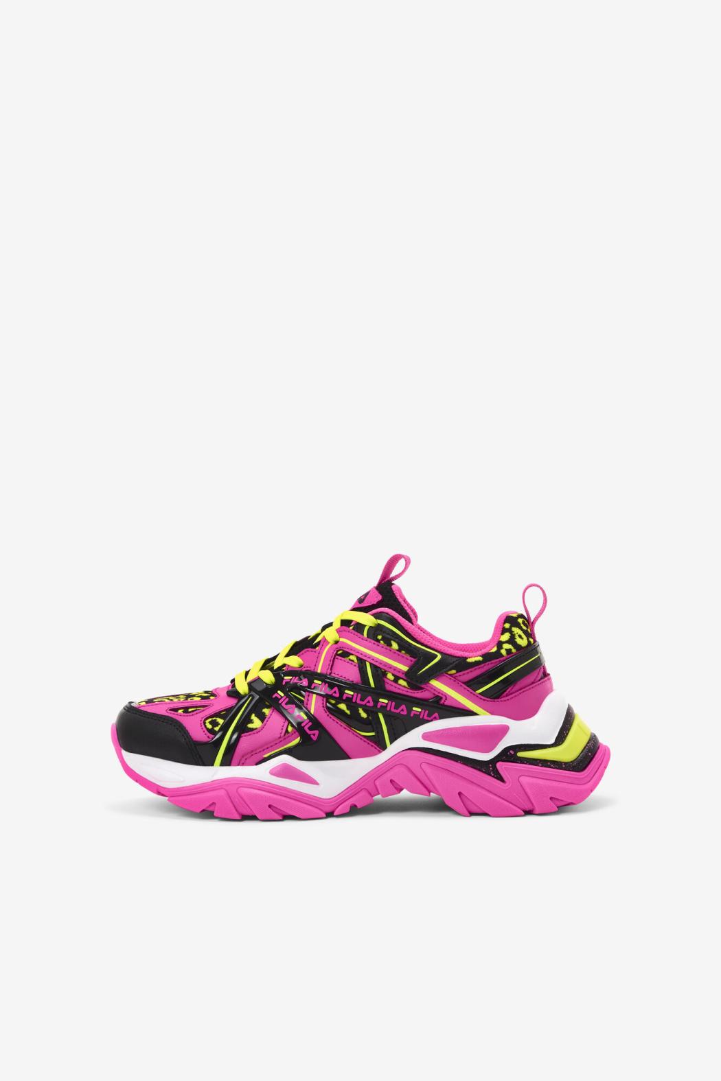 FILA Little Kids' Electrove 2 652 KNOCKOUT PINK / BLACK / WHITE | Kids Little Kids (10.5-3)