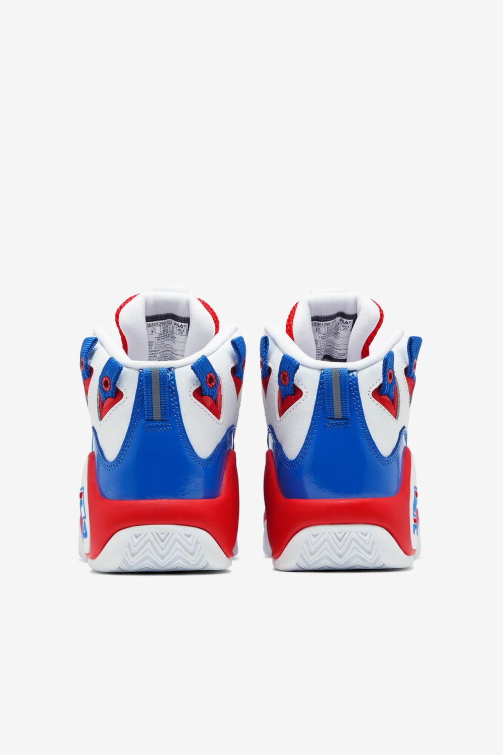 FILA Little Kids' Grant Hill 1 125 WHITE / RED / PRINCE BLUE | Kids Little Kids (10.5-3)