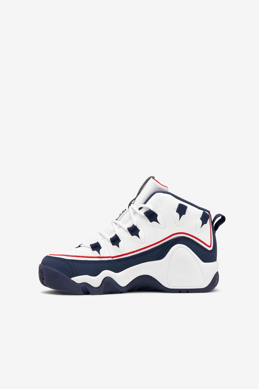 FILA Little Kids' Grant Hill 1 Offset 125 WHITE / NAVY / RED | Kids Little Kids (10.5-3)
