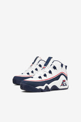 FILA Little Kids' Grant Hill 1 Offset 125 WHITE / NAVY / RED | Kids Little Kids (10.5-3)