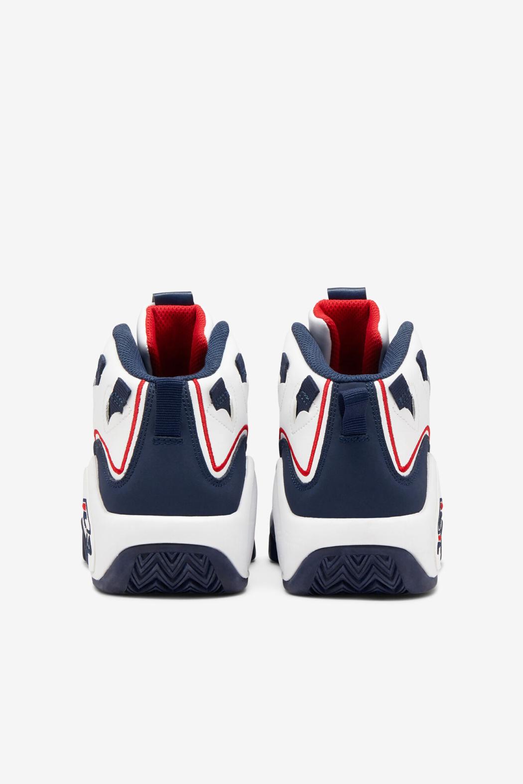 FILA Little Kids' Grant Hill 1 Offset 125 WHITE / NAVY / RED | Kids Little Kids (10.5-3)