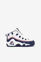 FILA Little Kids' Grant Hill 1 Offset 125 WHITE / NAVY / RED | Kids Little Kids (10.5-3)