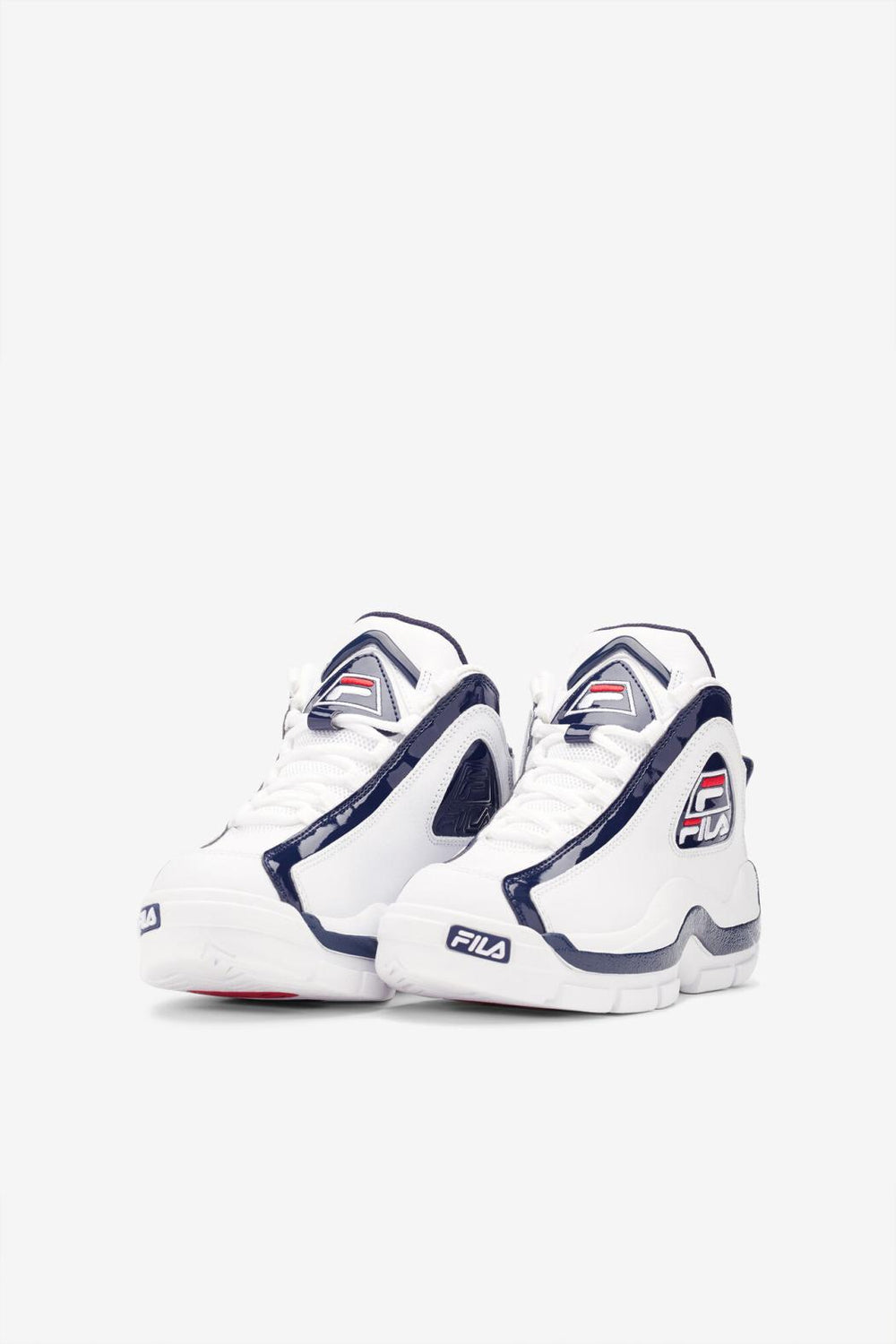 FILA Little Kids' Grant Hill 2 125 WHITE / NAVY / RED | Kids Grant Hill
