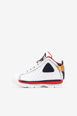 FILA Little Kids' Grant Hill 2 Game Break 125 WHITE / DRESS BLUES / FILA RED | Kids Little Kids (10.5-3)