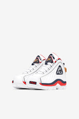 FILA Little Kids' Grant Hill 2 Game Break 125 WHITE / DRESS BLUES / FILA RED | Kids Little Kids (10.5-3)