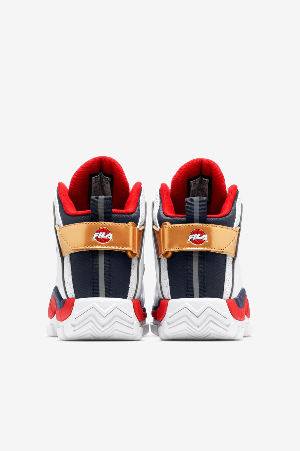 FILA Little Kids' Grant Hill 2 Game Break 125 WHITE / DRESS BLUES / FILA RED | Kids Little Kids (10.5-3)