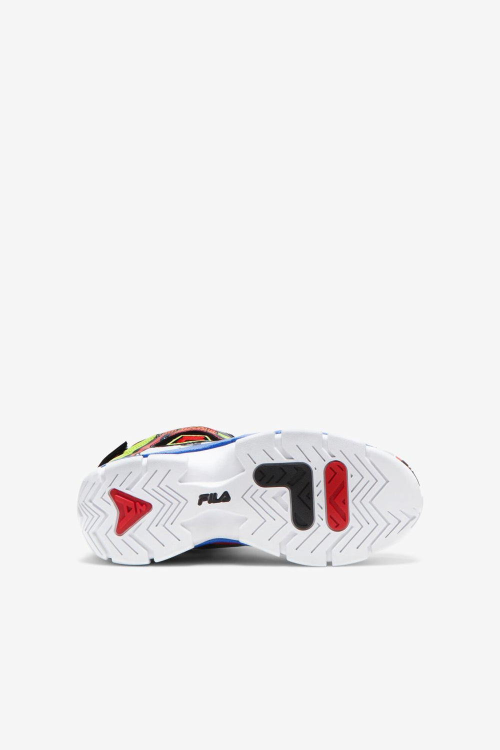 FILA Little Kids' Grant Hill 2 Racing 143 WHITE / LIME PUNCH / PRINCESS BLUE | Kids Little Kids (10.5-3)