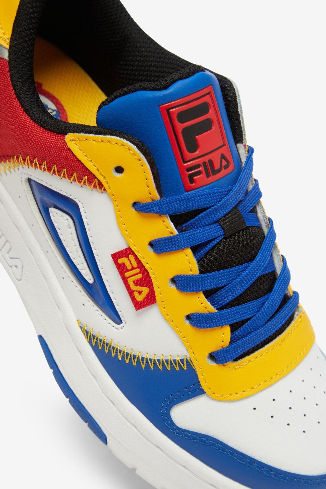 FILA Little Kids' Lnx-100 Chain Stitch 027 BLACK / FILA / PRINCE BLUE | Kids Little Kids (10.5-3)