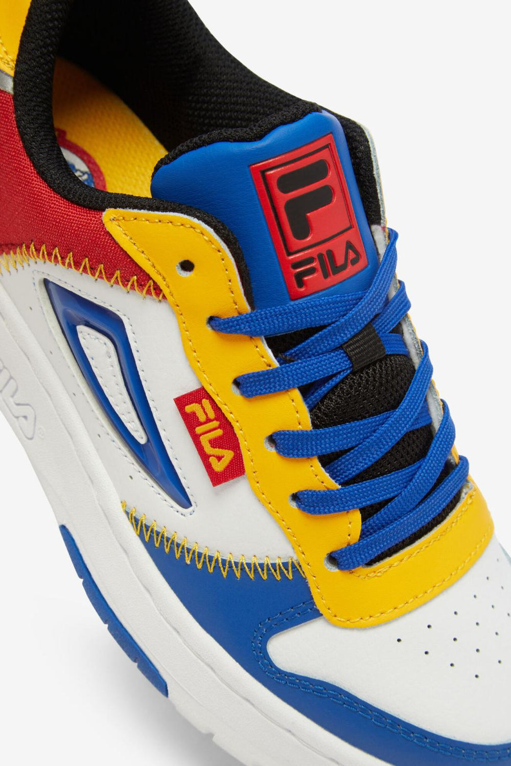 FILA Little Kids' Lnx-100 Chain Stitch 027 BLACK / FILA / PRINCE BLUE | Kids Little Kids (10.5-3)