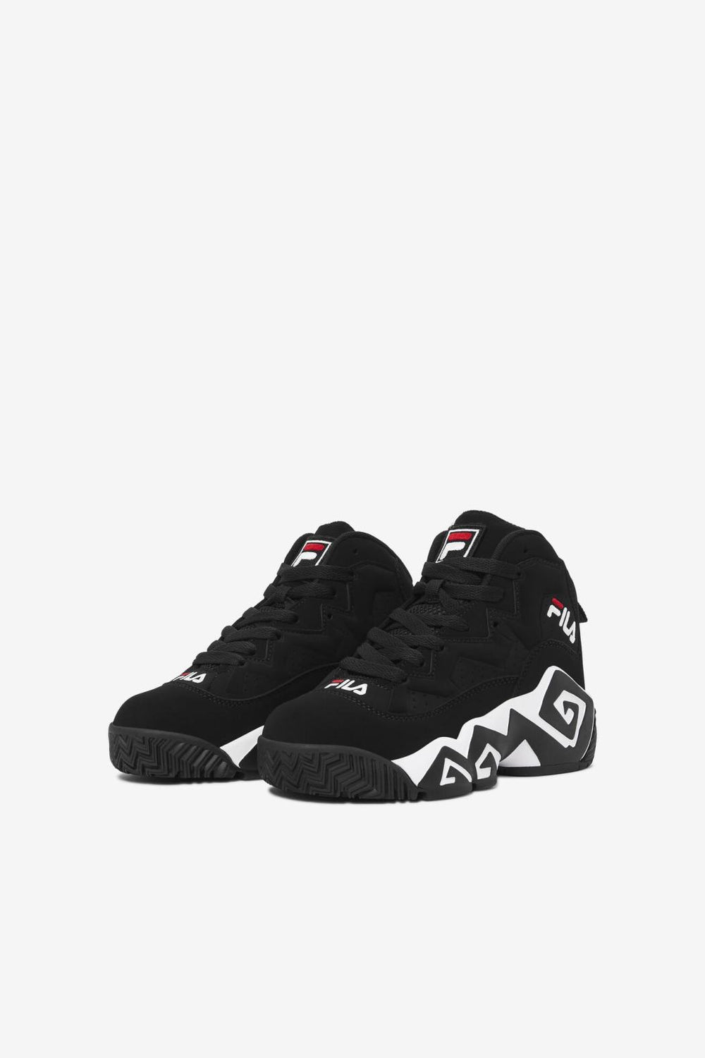 FILA Little Kids' Mb 014 BLACK / WHITE / RED | Kids Little Kids (10.5-3)