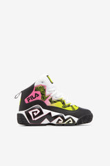 FILA Little Kids' MB 016 BLACK / SAFETY YELLOW / WHITE | Kids Little Kids (10.5-3)
