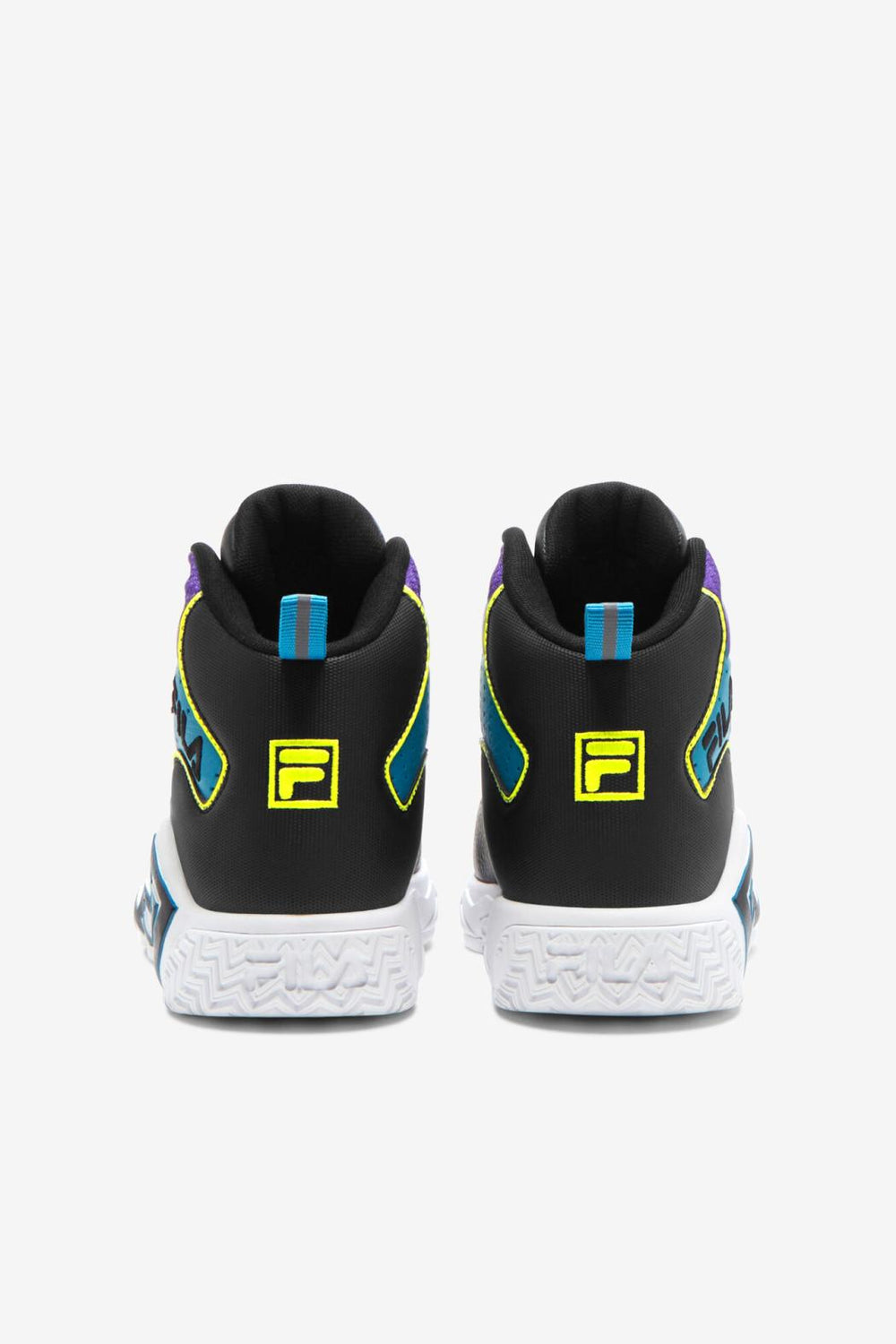 FILA Little Kids' Mb 043 BLACK / SAFETY YELLOW / ELECTRIC PURPLE | Kids Little Kids (10.5-3)