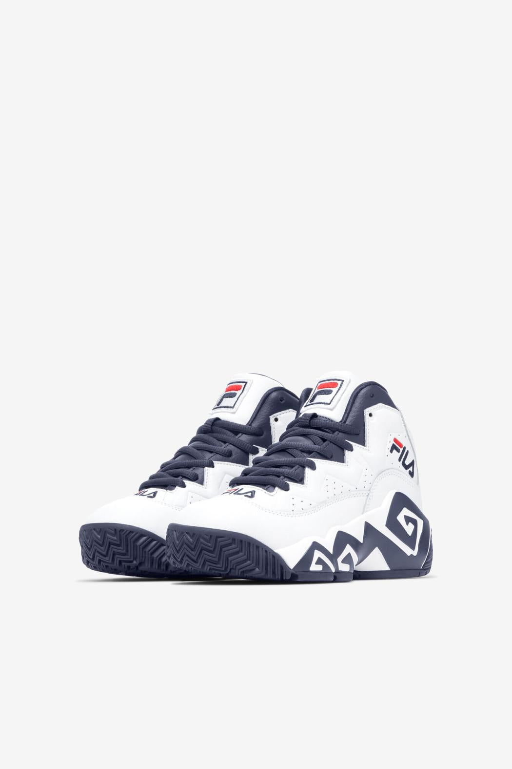 FILA Little Kids' Mb 125 WHITE / NAVY / RED | Kids Little Kids (10.5-3)