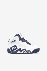 FILA Little Kids' Mb 125 WHITE / NAVY / RED | Kids Little Kids (10.5-3)