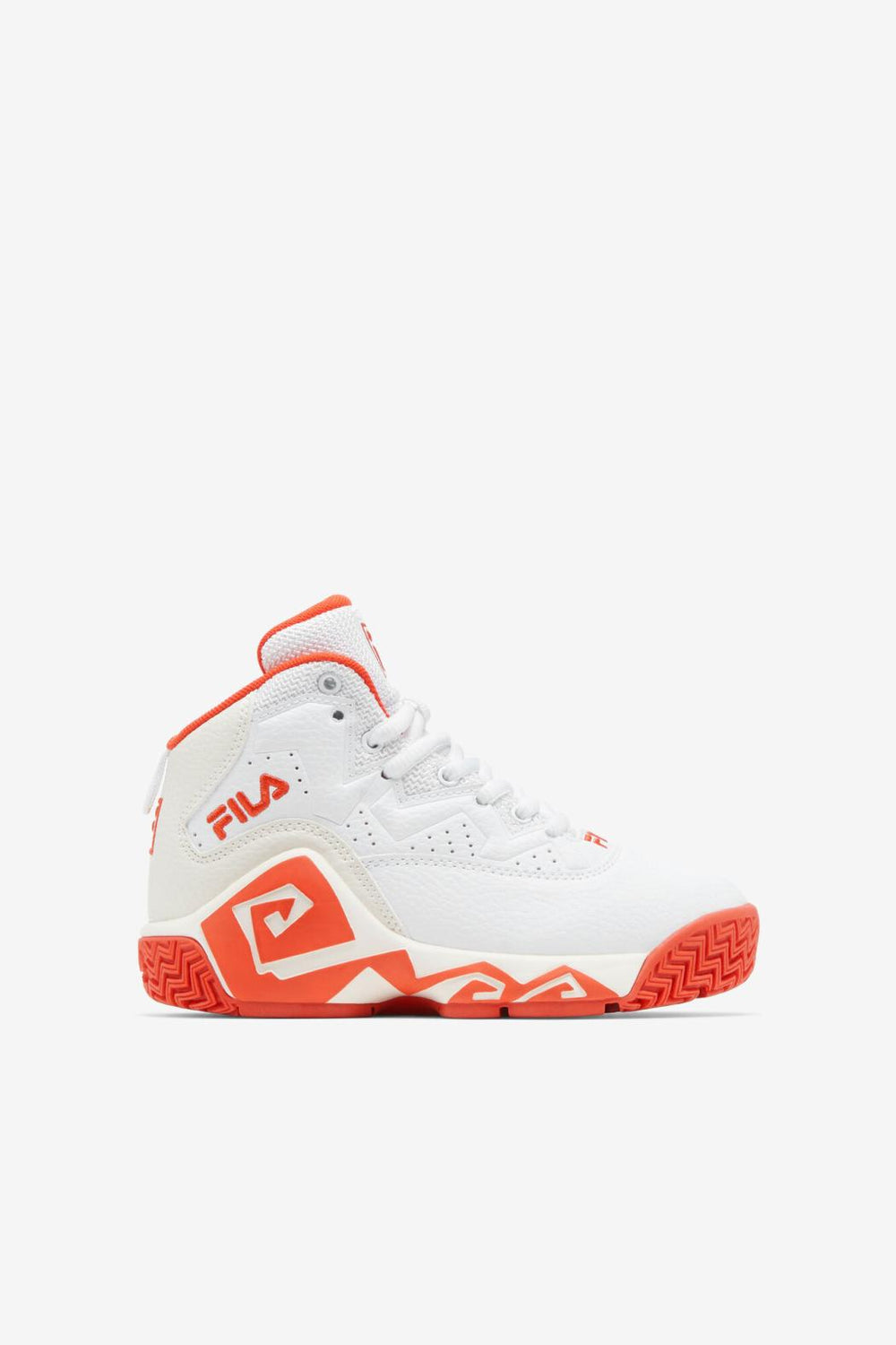 FILA Little Kids' Mb 128 WHITE / MANDARIN RED / GARDENIA | Kids Little Kids (10.5-3)