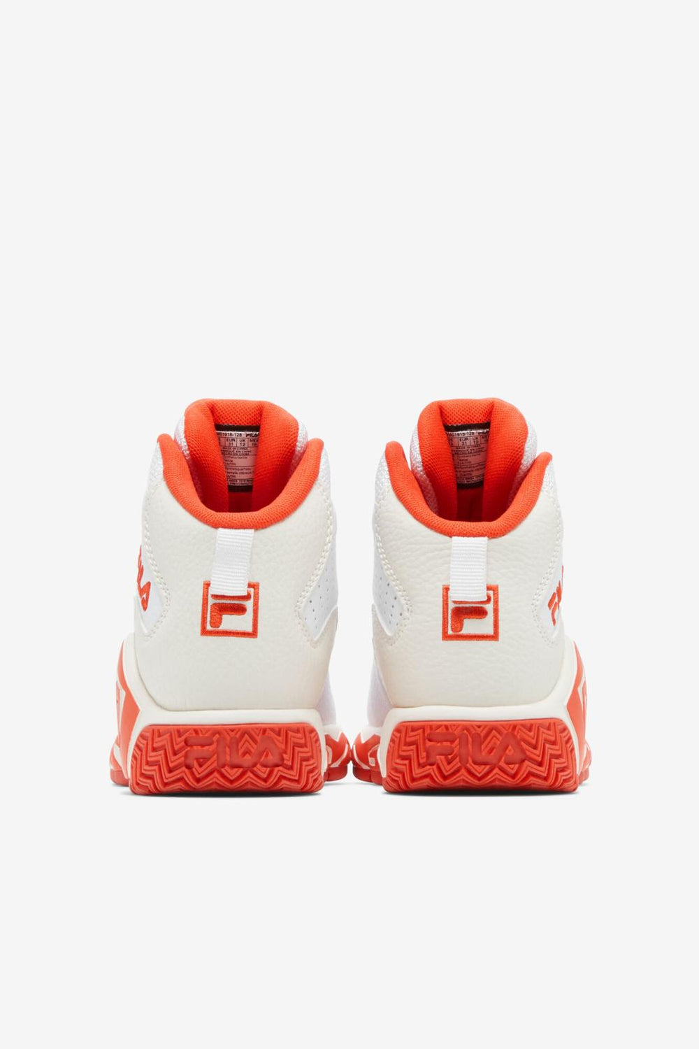 FILA Little Kids' Mb 128 WHITE / MANDARIN RED / GARDENIA | Kids Little Kids (10.5-3)