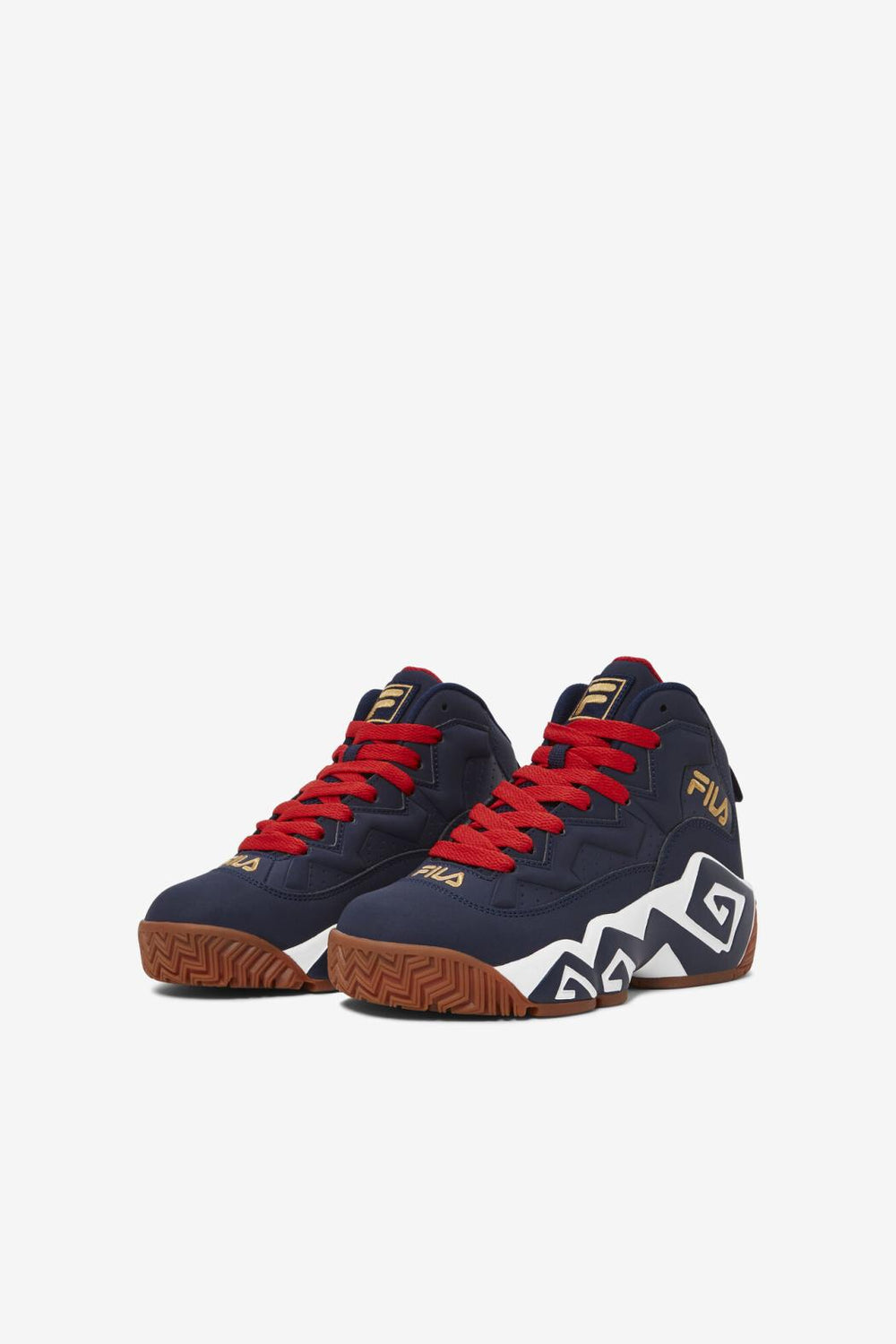 FILA Little Kids' Mb 424 NAVY / WHITE / METALLIC GOLD | Kids MB