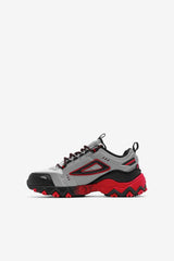 FILA Little Kids' Oakmont TR 053 METALLIC SILVER / BLACK / FILA RED | Kids Little Kids (10.5-3)