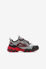 FILA Little Kids' Oakmont TR 053 METALLIC SILVER / BLACK / FILA RED | Kids Little Kids (10.5-3)