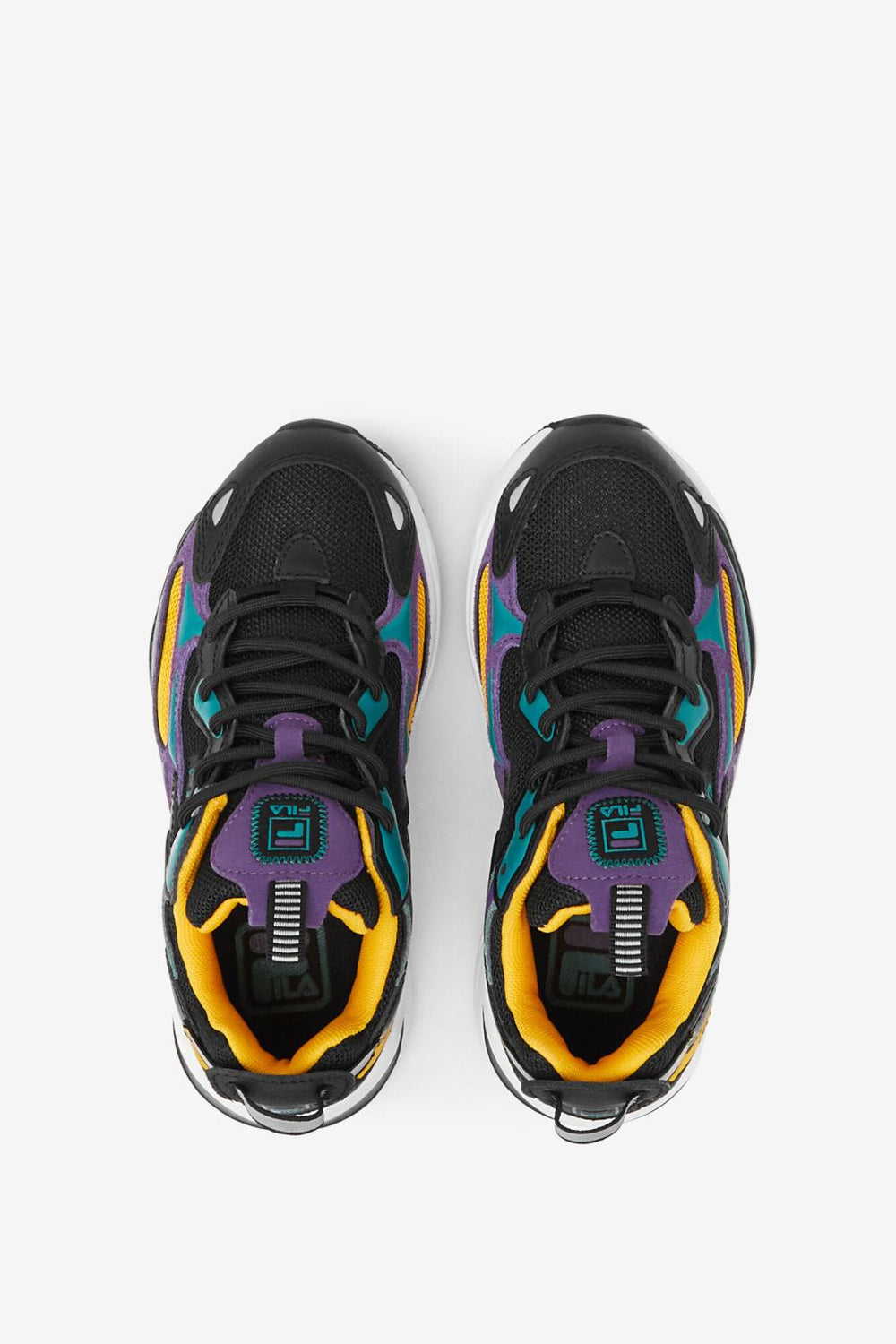 FILA Little Kids' Ray Tracer Apex 019 BLACK / IMPERIAL PURPLE / WHITE | Kids Ray Tracer