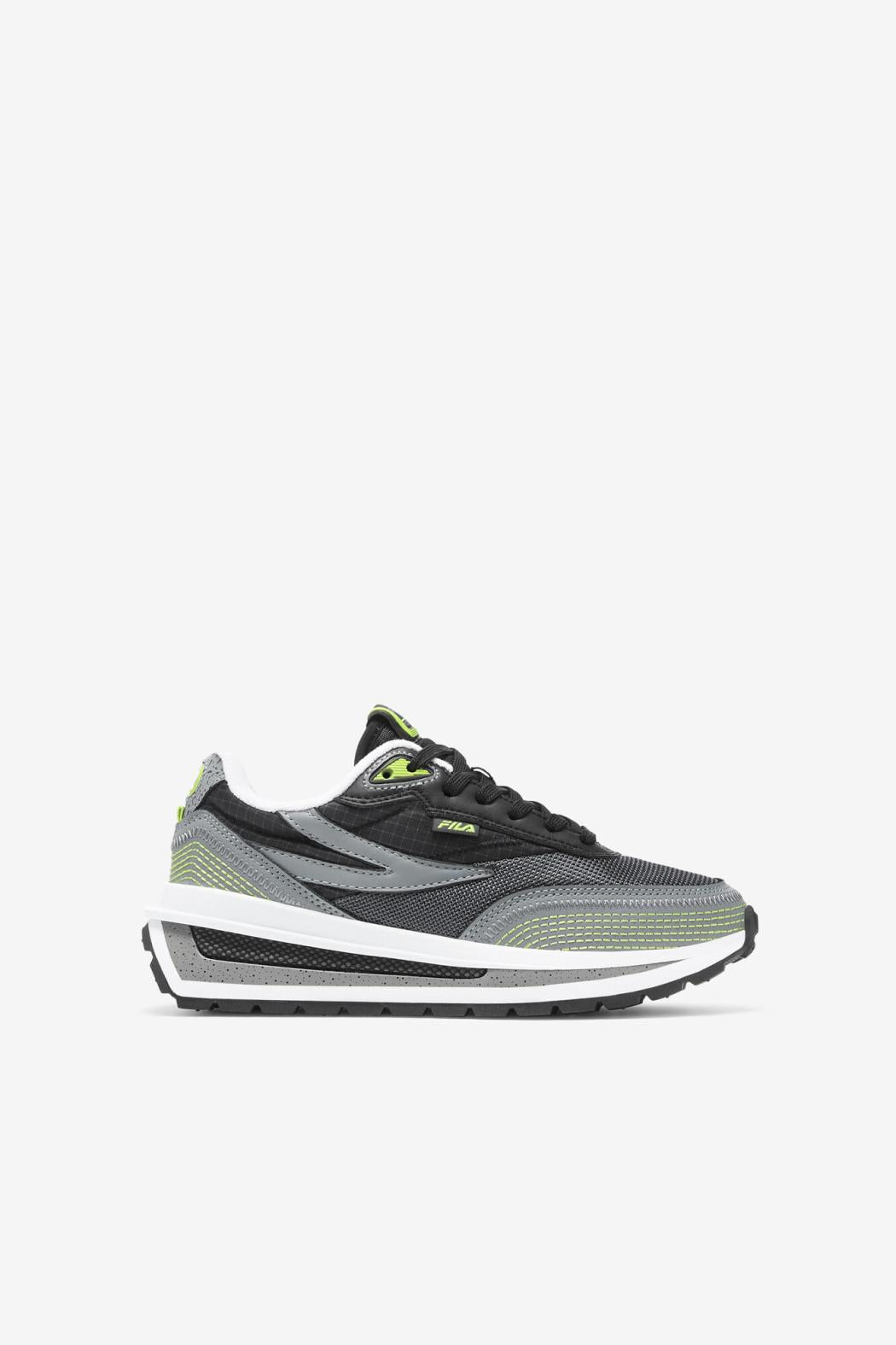 FILA Little Kids' Renno 051 MONUMENT / DARK SHADOW / BLACK | Kids Little Kids (10.5-3)