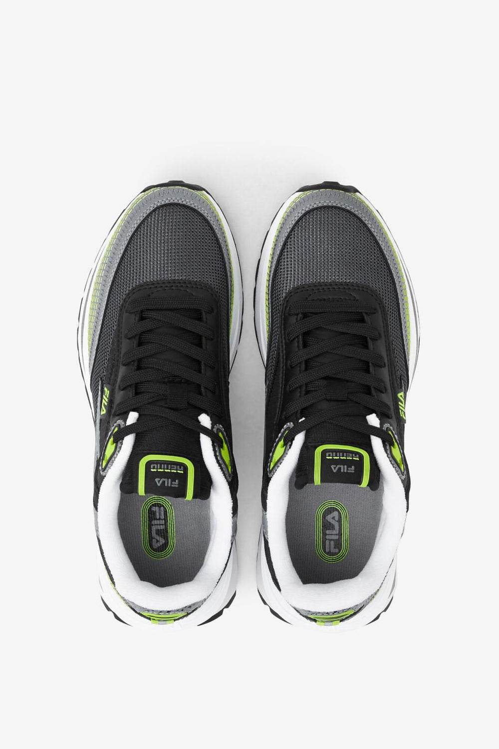 FILA Little Kids' Renno 051 MONUMENT / DARK SHADOW / BLACK | Kids Little Kids (10.5-3)