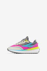 FILA Little Kids' Renno 664 KNOCKOUT PINK / WHISPER WHITE / SAFETY YELLOW | Kids Little Kids (10.5-3)