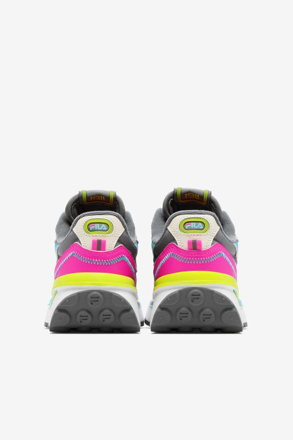 FILA Little Kids' Renno 664 KNOCKOUT PINK / WHISPER WHITE / SAFETY YELLOW | Kids Little Kids (10.5-3)
