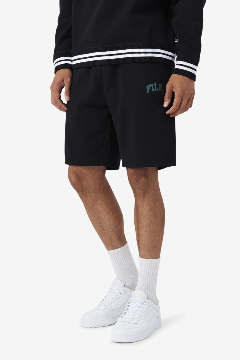 FILA Logan Short 001 BLACK / BLUE SPRUCE | Men Pants &amp; Shorts