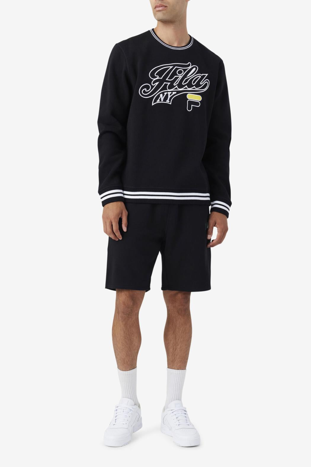 FILA Logan Short 001 BLACK / BLUE SPRUCE | Men Pants &amp; Shorts