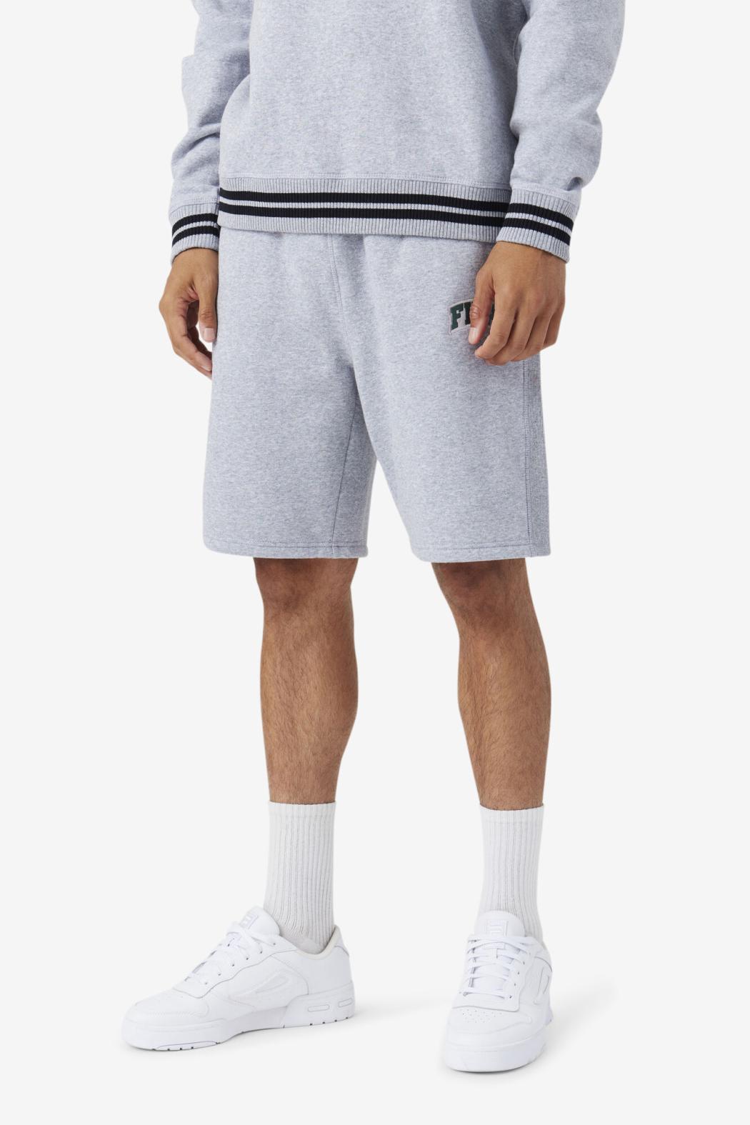 FILA Logan Short 064 LIGHT GREY MARL / BLUE SPRUCE | Men Pants &amp; Shorts