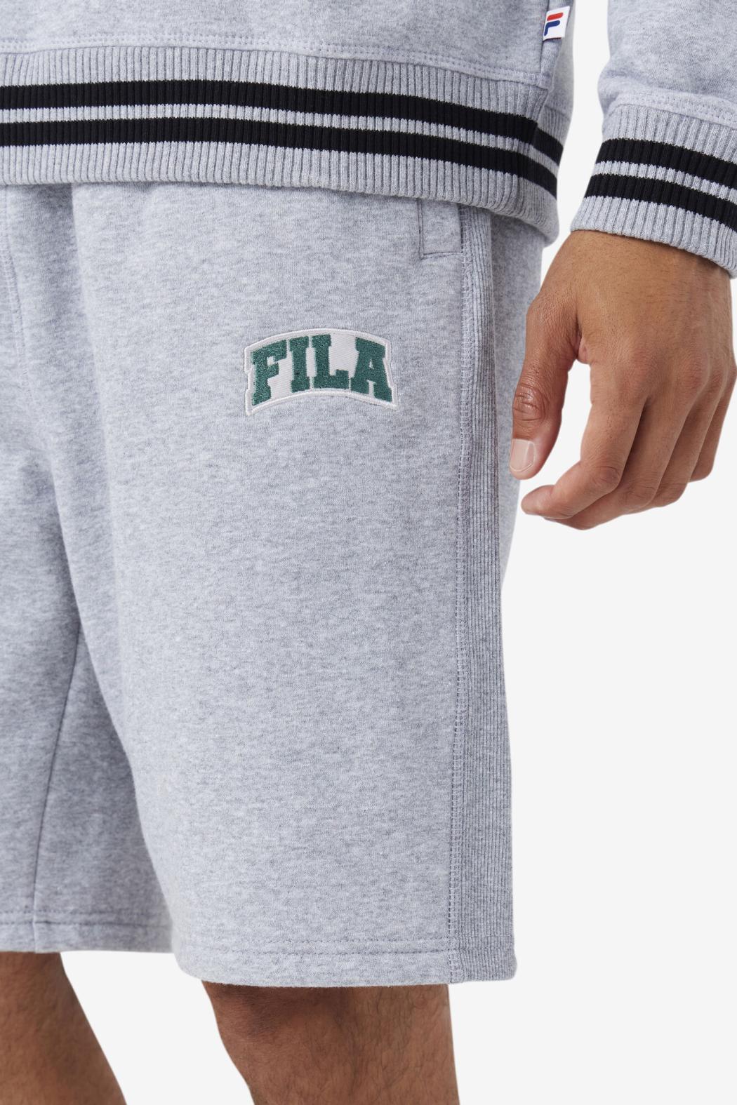 FILA Logan Short 064 LIGHT GREY MARL / BLUE SPRUCE | Men Pants &amp; Shorts