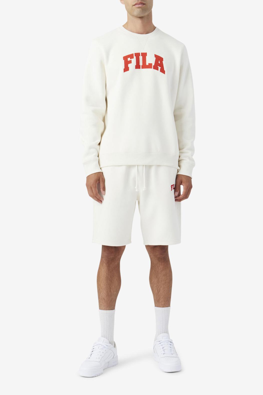 FILA Logan Short 132 GARDENIA / FIERY RED | Men Pants &amp; Shorts