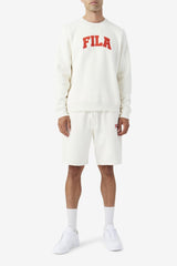 FILA Logan Short 132 GARDENIA / FIERY RED | Men Pants &amp; Shorts