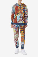 FILA Magdalena Jogger 933 MOONLIT OCEAN / RADIANT YELLOW / WHITE PRINT | Women Sweatsuits &amp; Tracksuits