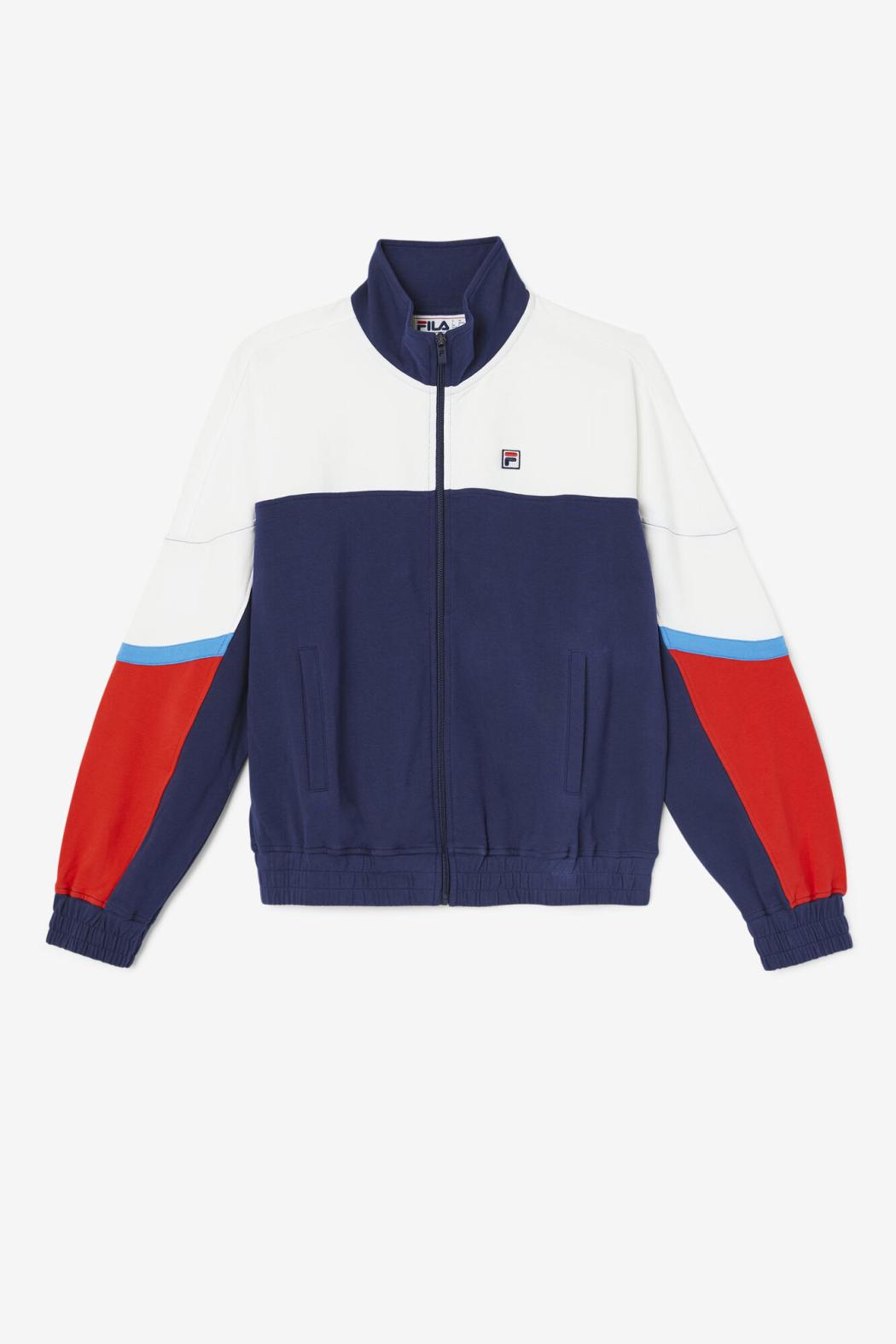 FILA Makayla Track Jacket 410 FILA NAVY | Women Jackets &amp; Outerwear