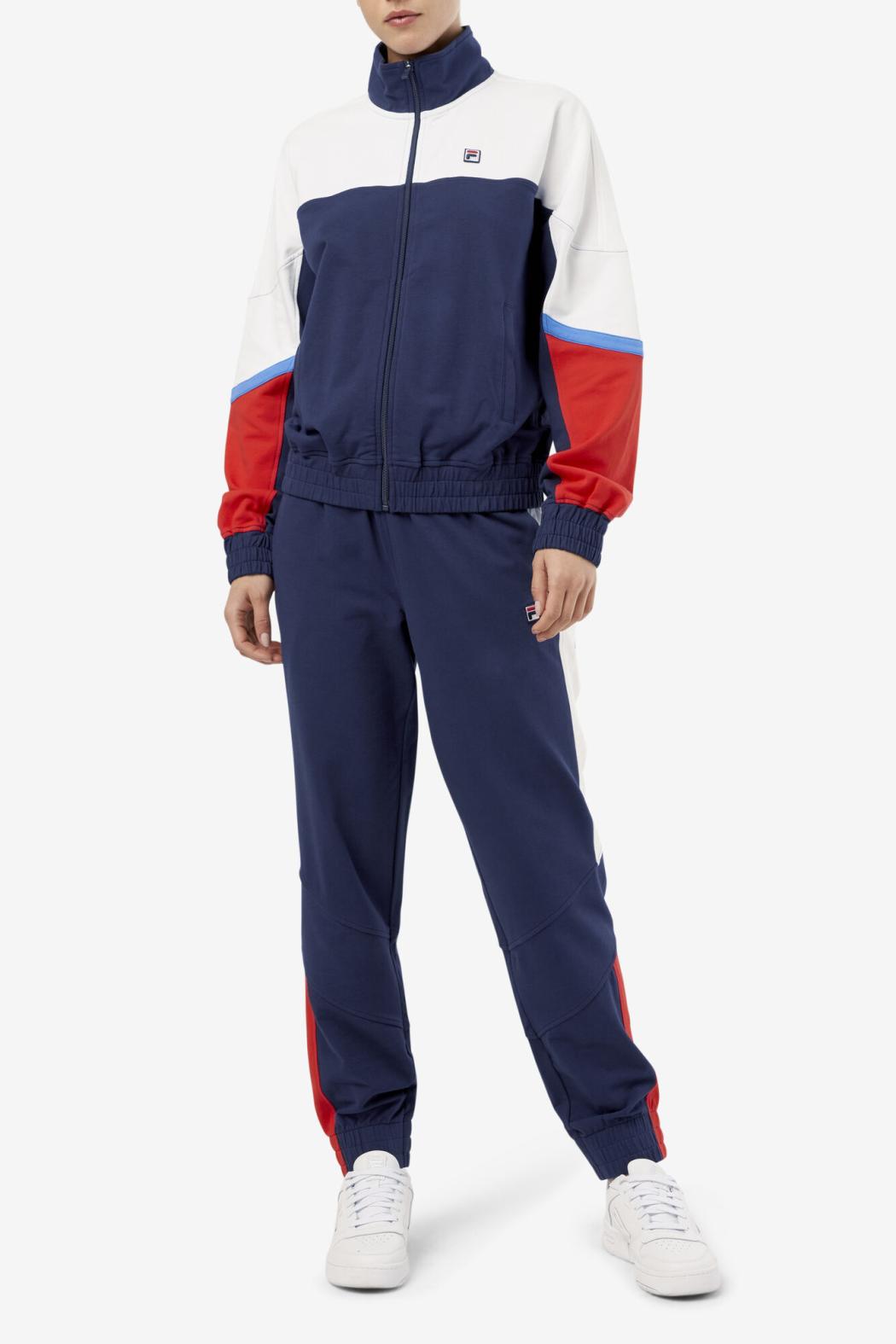 FILA Makayla Track Jacket 410 FILA NAVY | Women Jackets &amp; Outerwear