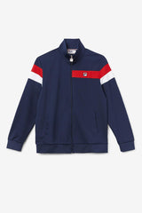 FILA Malcolm Track Jacket 410 PEACOAT / RED / WHITE | Men Sweaters &amp; Outerwear