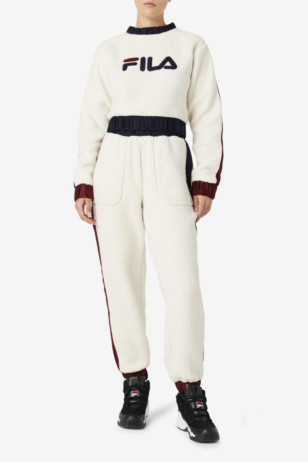 FILA Malia Jogger 300 TOFU / PEACOAT / TAWNY PORT | Women Shorts &amp; Pants